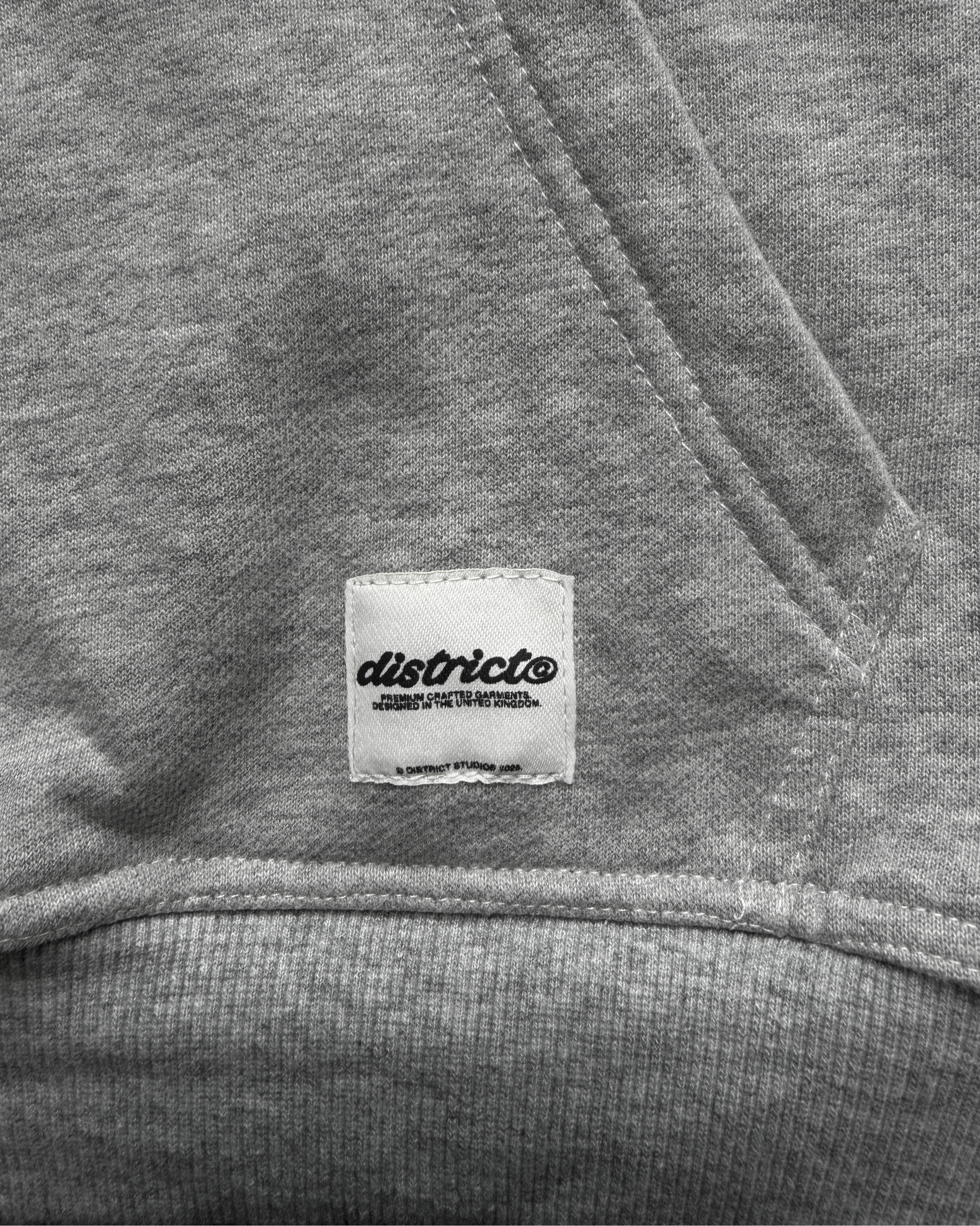 Grey Patch Hoodie